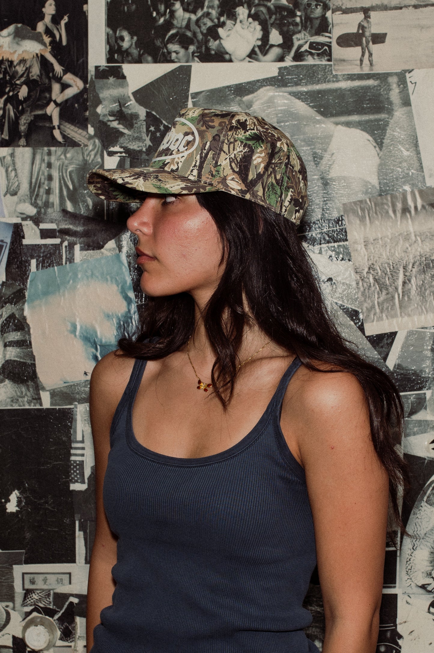CAMO OVAL LOGO HAT
