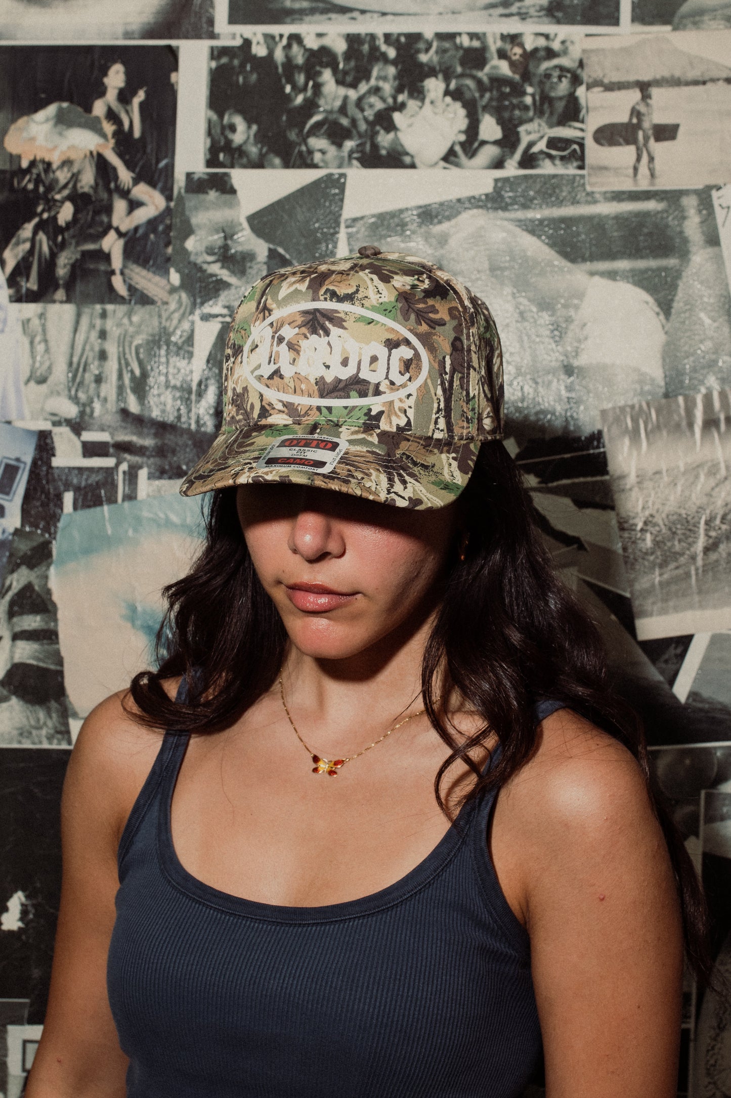CAMO OVAL LOGO HAT